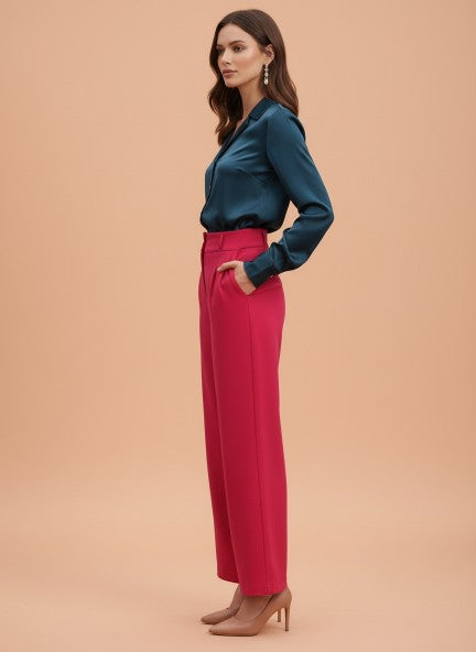 Banana Crepe Hibiscus K Pant