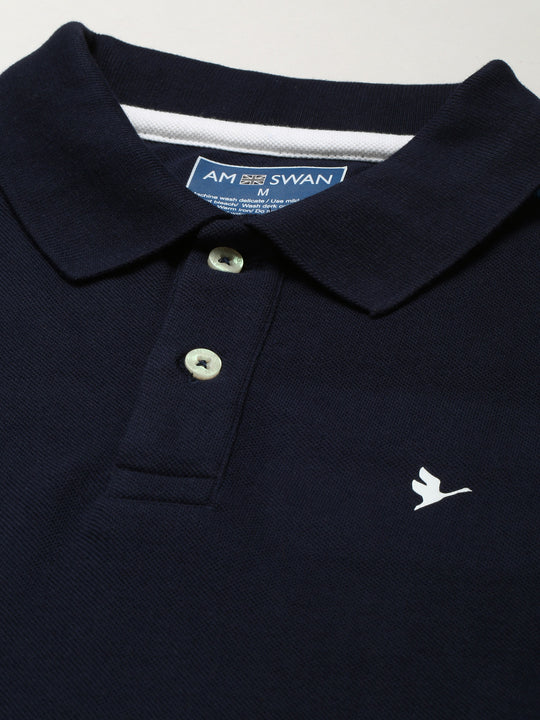 Mens Cotton Rich Colourblocked Half Sleeve Collar T-Shirts