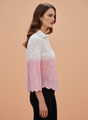Elegant Ombre Embroidered Women’s Shirt