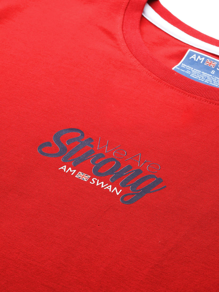 Womens Premium Cotton Lycra Smart Fit Contrast Dori With Printed Top