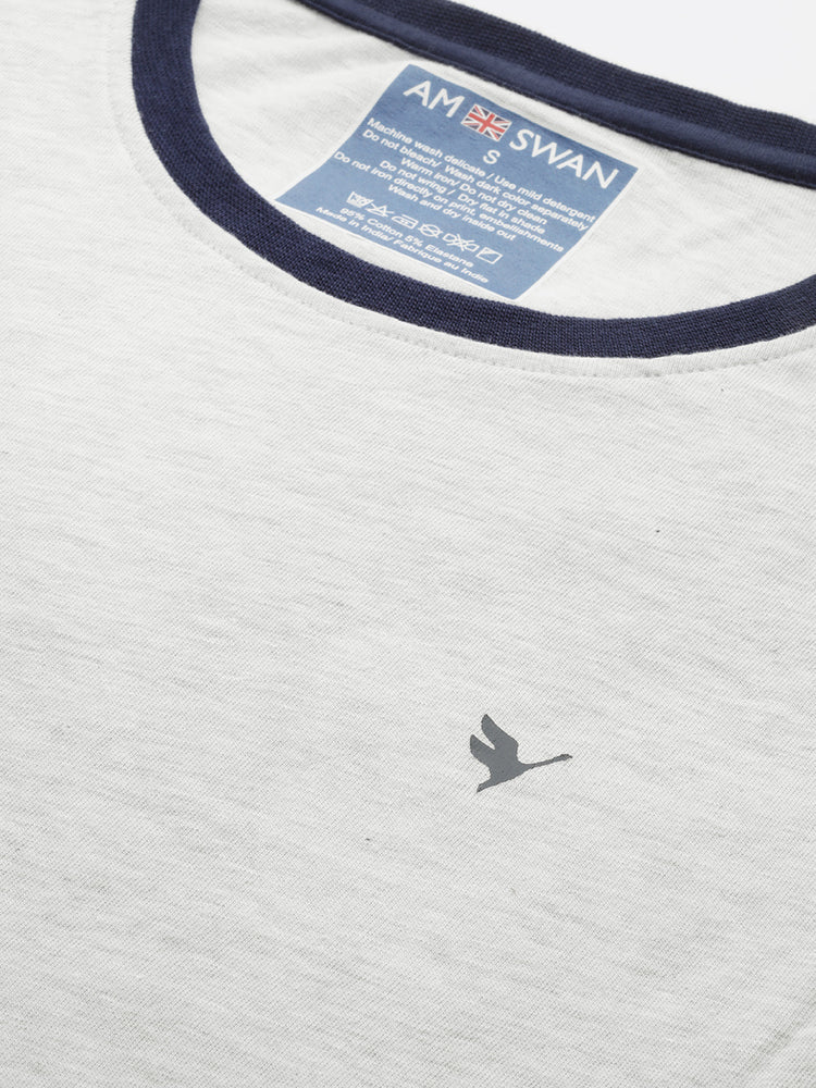 Womens Premium Cotton Lycra Smart Fit Contrast Dori With Eyelet Top