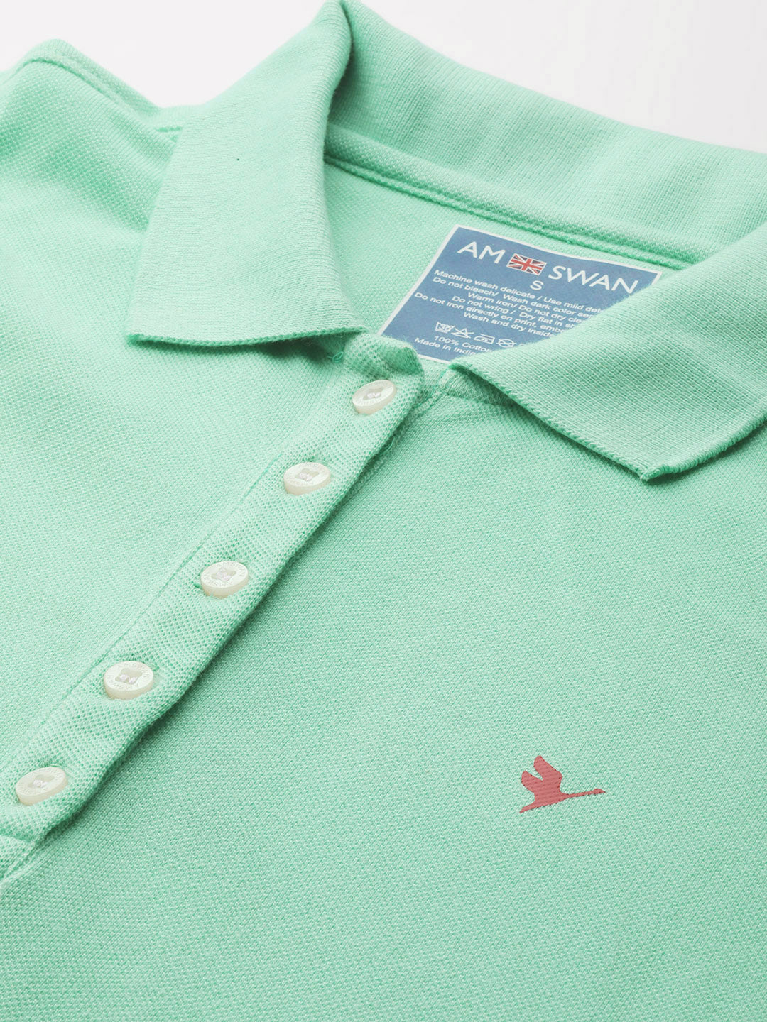 WOMENS PREMIUM COTTON SOLID HALF SLEEVE POLO T-SHIRTS