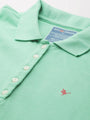 WOMENS PREMIUM COTTON SOLID HALF SLEEVE POLO T-SHIRTS