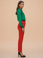 Banana Crepe Mars Red C Pant