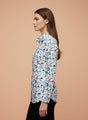 Women'S Premium White Printed Rayon Shirt