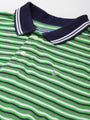 Premium Cotton Striped Half Sleeve Polo