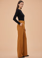 Luxury Banana Crepe Sepia K Pant