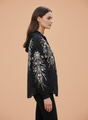 Sheer Embroidered Women’s Hooded Top