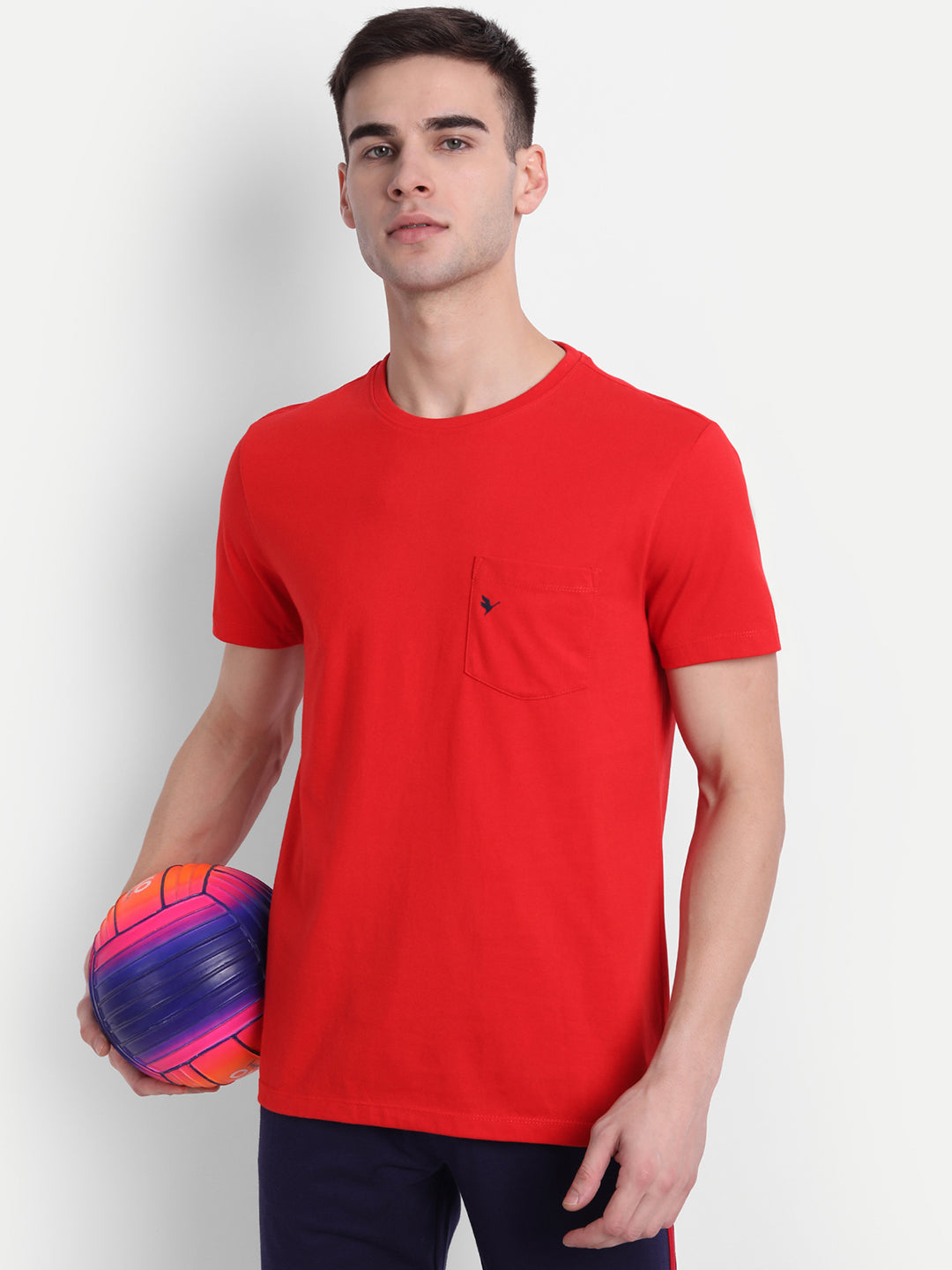 MENS PREMIUM COTTON HALF SLEEVE SOLID T-SHIRTS