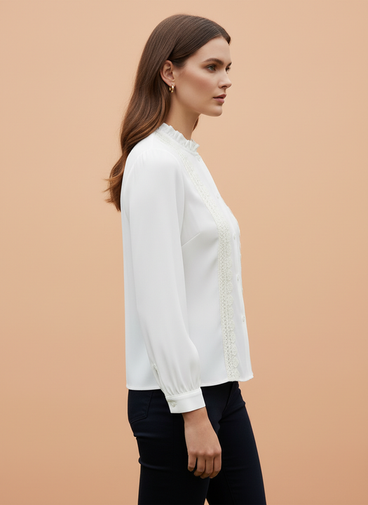 Luxury Lace Panel Women’s Top