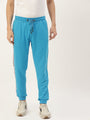 Mens Cotton Rich Lycra With Printed Tape Track Pants