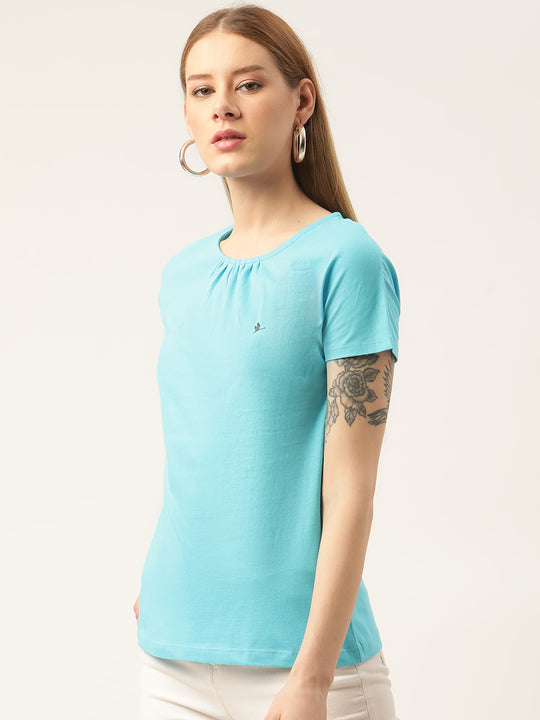 Womens Premium Cotton Half Sleeve Tops