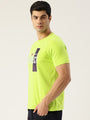 MENS COTTON RICH LYCRA GRAPHIC HALF SLEEVE CREW NECK T-SHIRTS