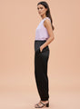 European Satin Loose Fit Trouser