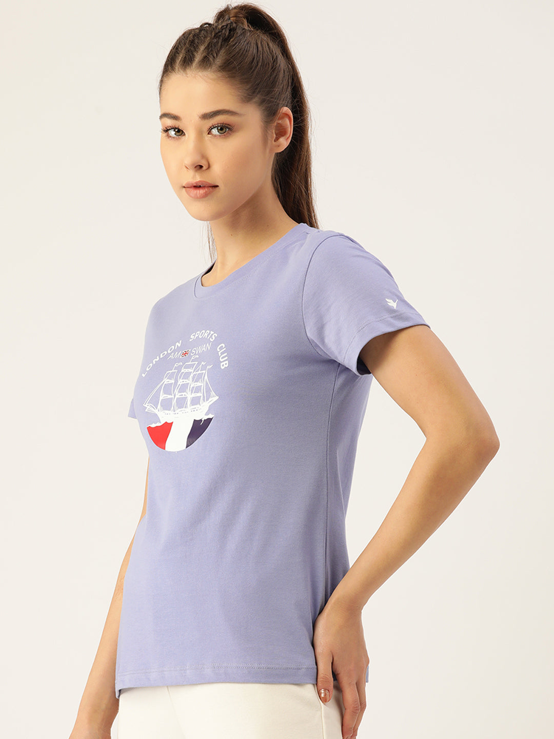 Women'S Premium Cotton Printed Half Sleeve T-Shirts