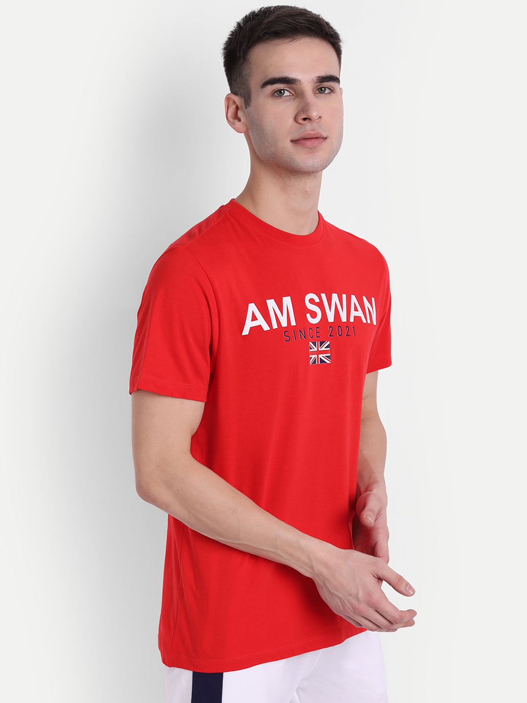 Mens Premium Cotton Printed Half Sleeve Crew Neck T-Shirts