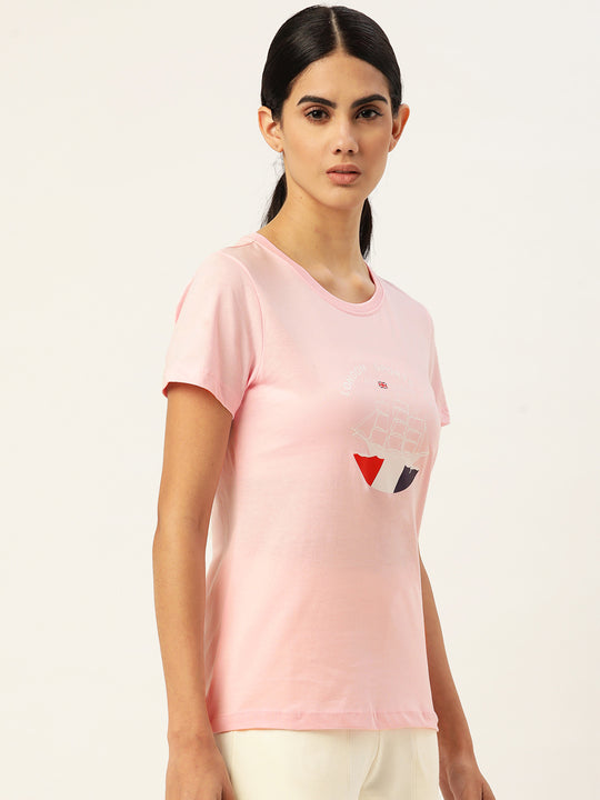 Women'S Premium Cotton Printed Half Sleeve T-Shirts