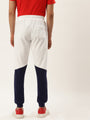 Mens Premium Cotton Colourblocked Printed Track Pants