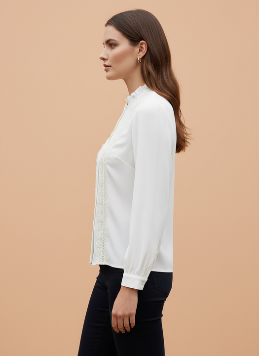 Luxury Lace Panel Women’s Top