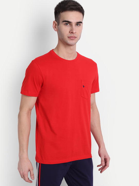 MENS PREMIUM COTTON HALF SLEEVE SOLID T-SHIRTS