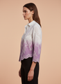 Elegant Ombre Embroidered Women’s Shirt