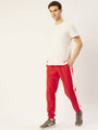 Mens Cotton Rich Lycra Track Pant With Contrast Tape
