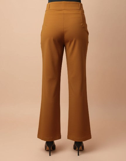 Luxury Banana Crepe Sepia K Pant