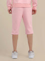 Mens Cotton Fleece Pink Winter Shorts