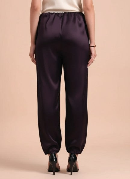 European Satin Loose Fit Trouser