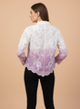 Elegant Ombre Embroidered Women’s Shirt