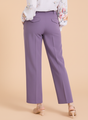 WOMEN'S LUXURY BANANA CREPE STRAIGHT FIT WITH FLAP POCKET TROUSER