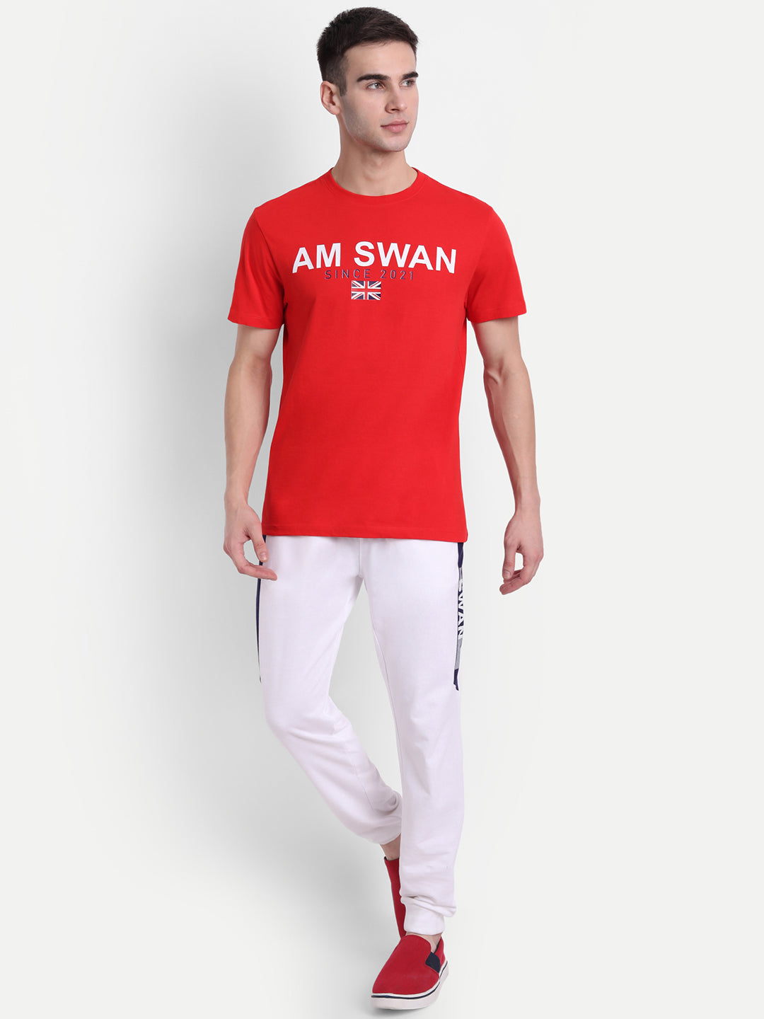 Mens Premium Cotton Printed Half Sleeve Crew Neck T-Shirts