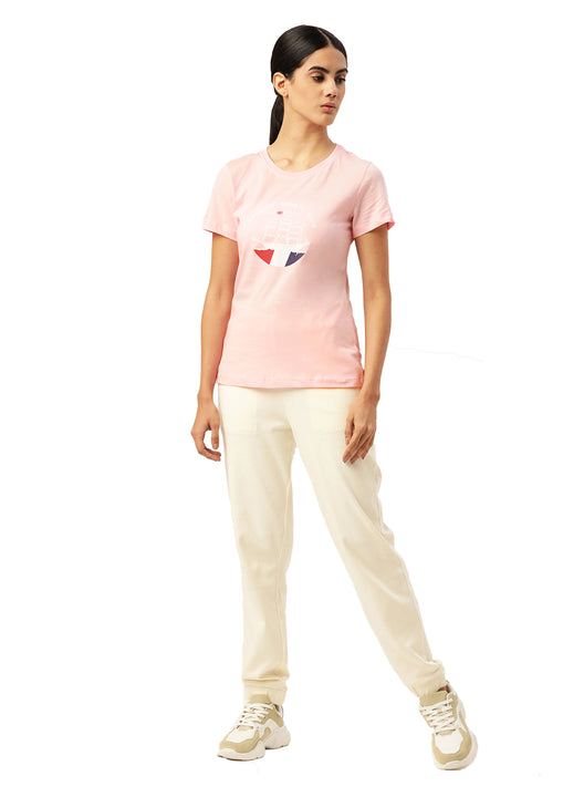 Women'S Premium Cotton Printed Half Sleeve T-Shirts