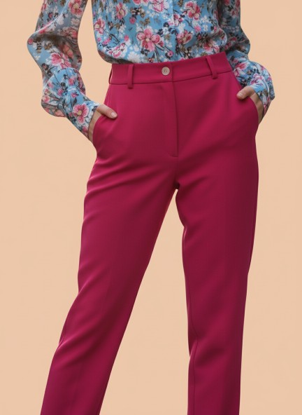 Banana Crepe Hibiscus C Pant