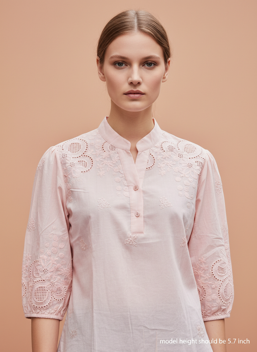 Luxury Embroidered Tops For Womens
