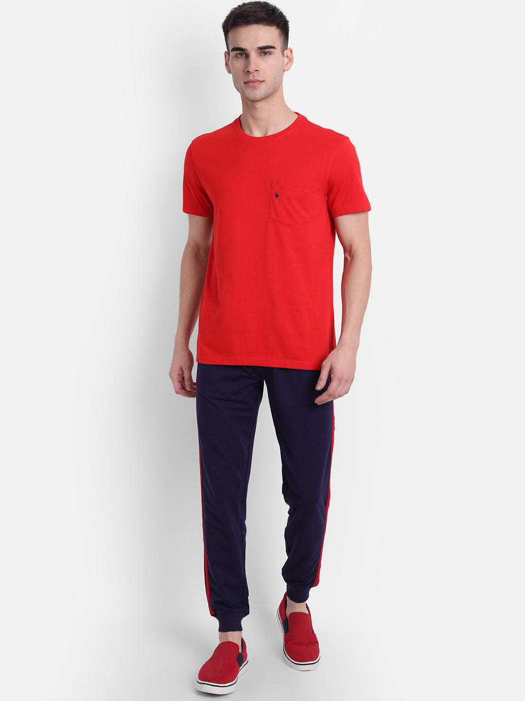 MENS PREMIUM COTTON HALF SLEEVE SOLID T-SHIRTS