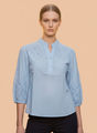 Luxury Embroidered Tops For Womens