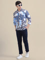 Men'S Premium Rayon Shirt With Tropical Print