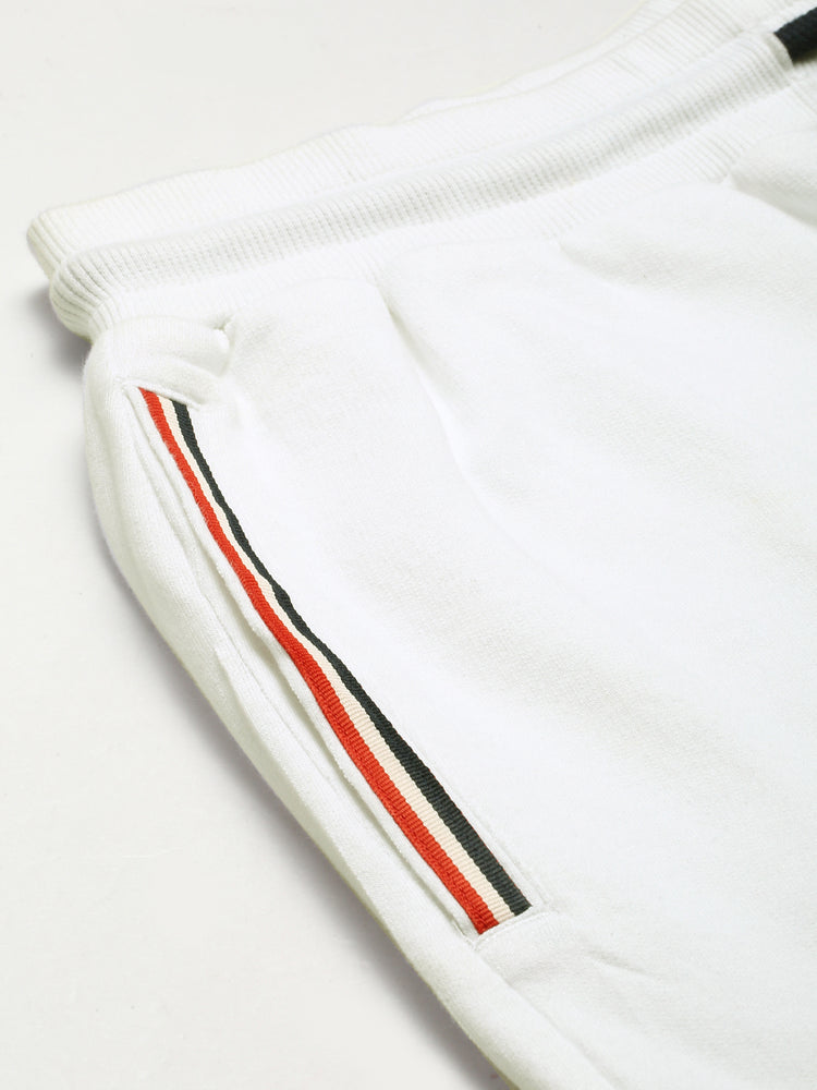 Mens Premium Cotton Colourblocked Printed Track Pants