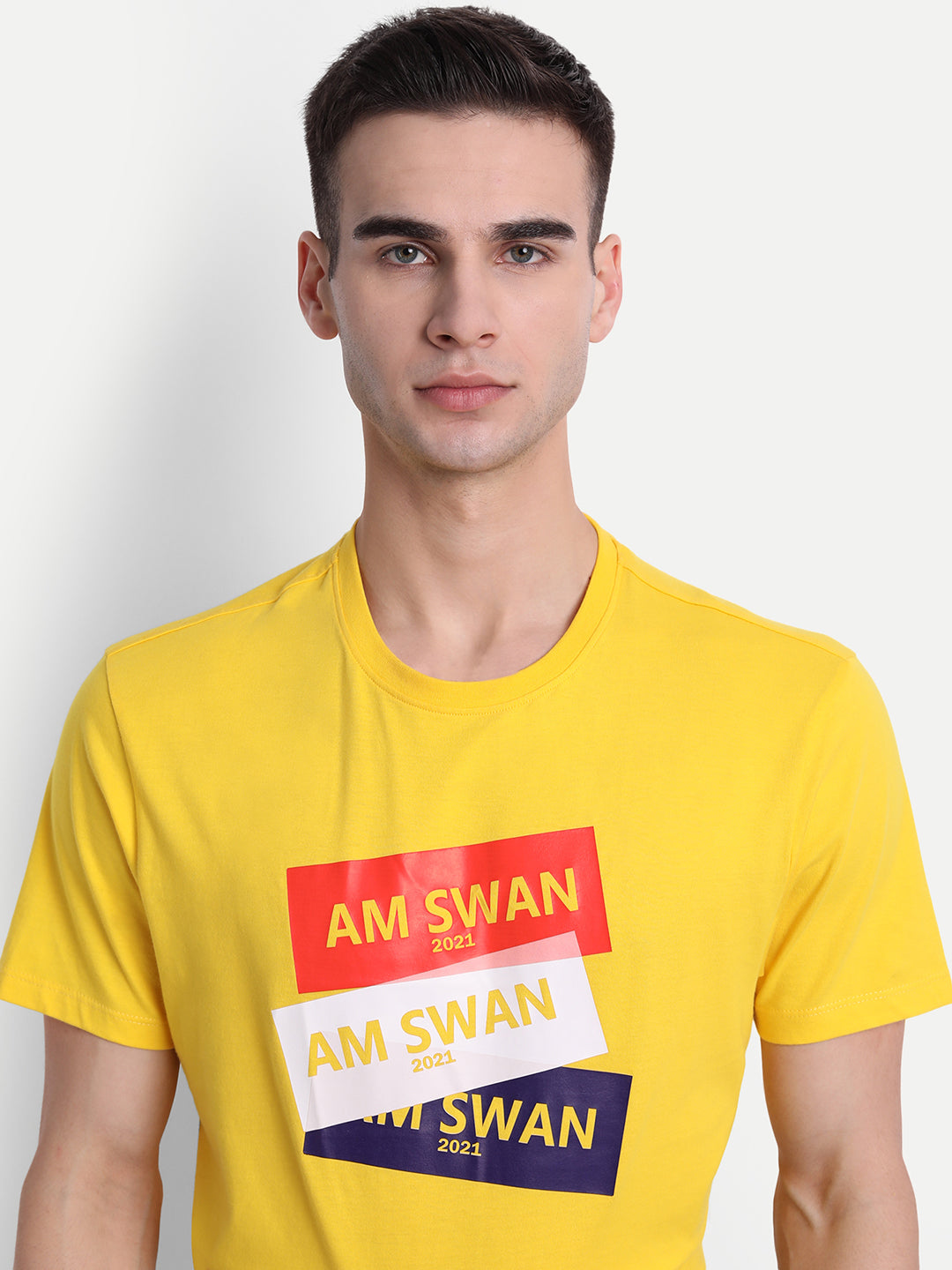 MENS PREMIUM COTTON PRINTED HALF SLEEVE CREW NECK T-SHIRTS