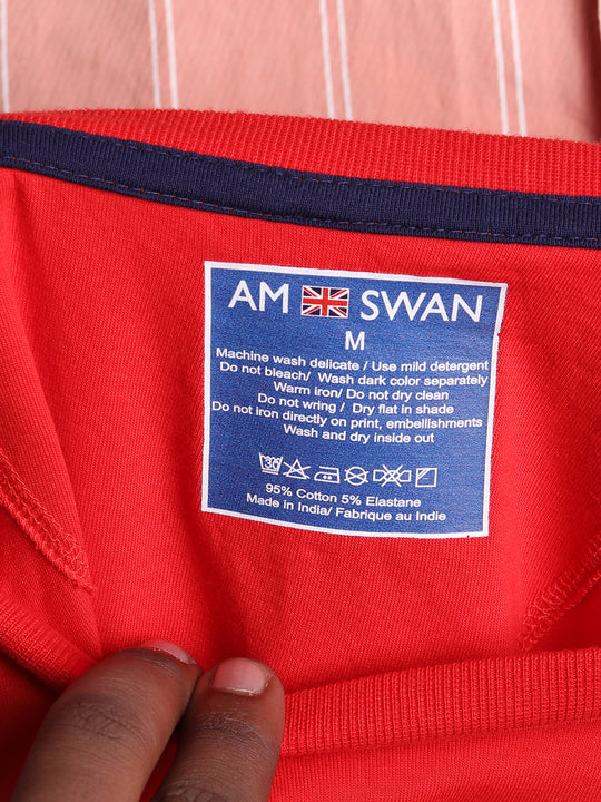 Mens Premium Cotton Printed Half Sleeve Crew Neck T-Shirts