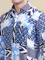 Men'S Premium Rayon Shirt With Tropical Print