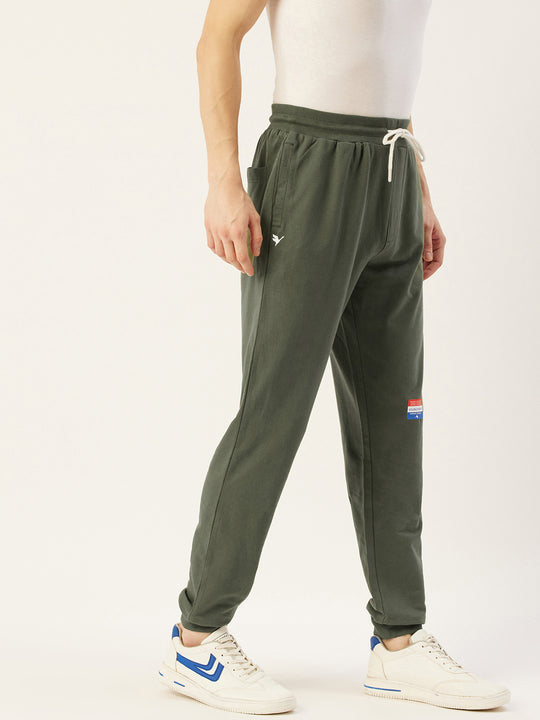 Mens Premium Cotton Printed Track Pants
