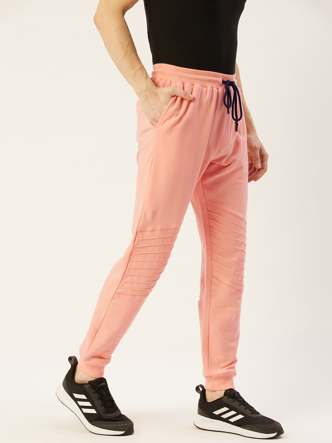 Mens Cotton Rich Lycra Track Pant