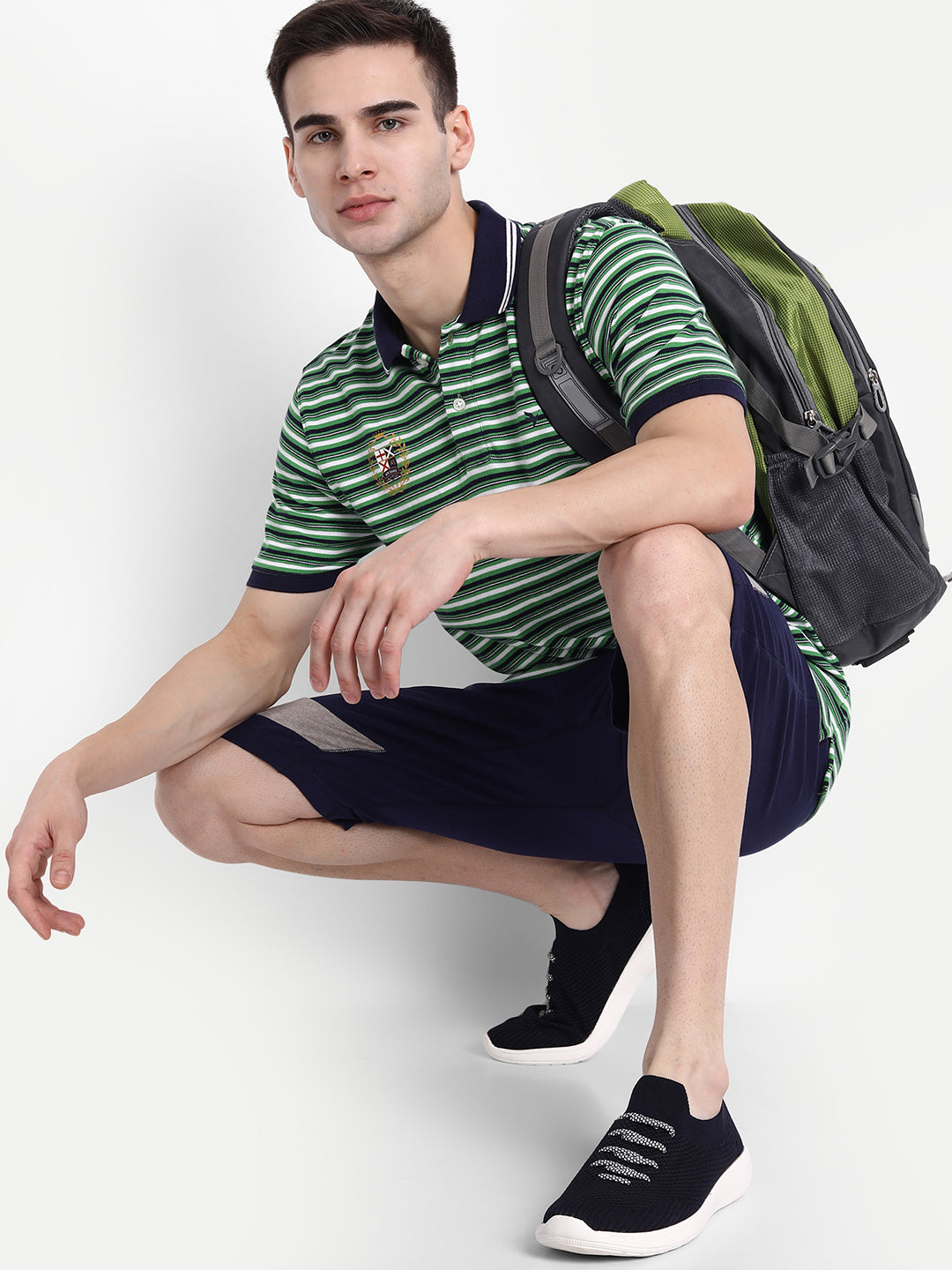 MENS COTTON RICH LYCRA PRINTED SHORTS