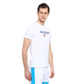 MENS COTTON RICH LYCRA GRAPHIC HALF SLEEVE CREW NECK T-SHIRTS
