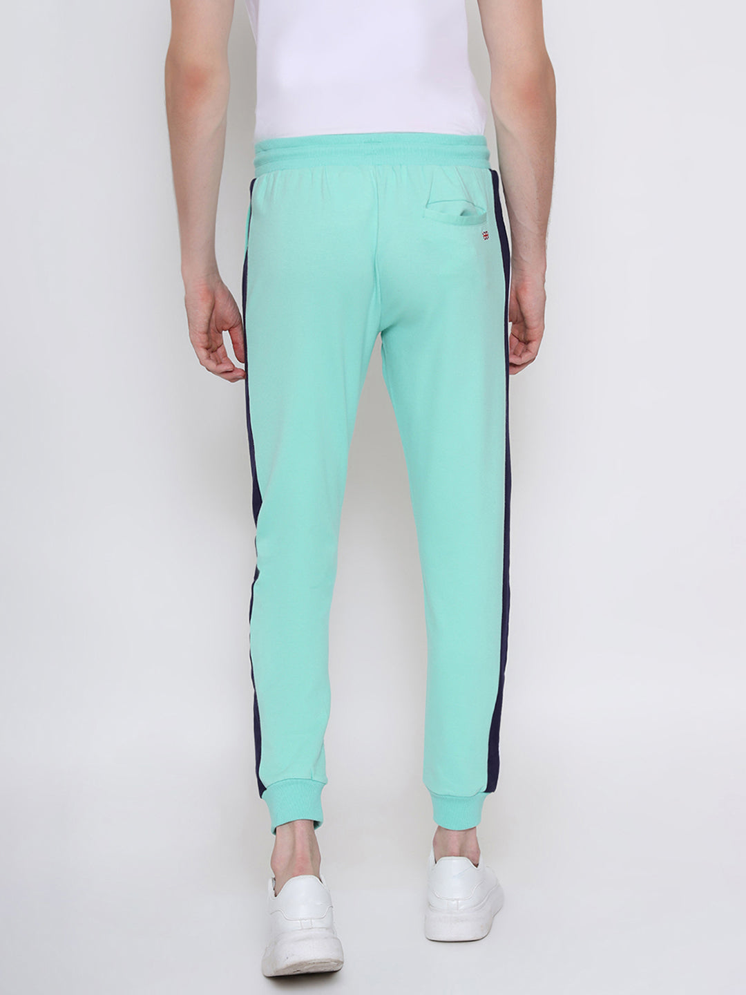 Mens Cotton Rich Lycra Straight Track Pant