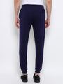 Mens Cotton Rich Lycra Colourblocked Printed Track Pant