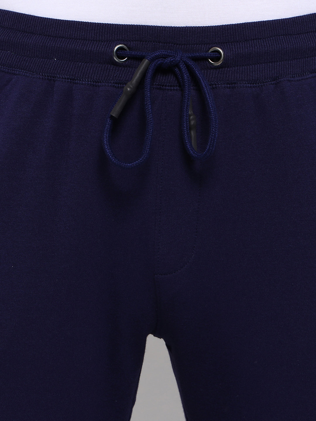 Mens Cotton Rich Lycra Colourblocked Printed Track Pant