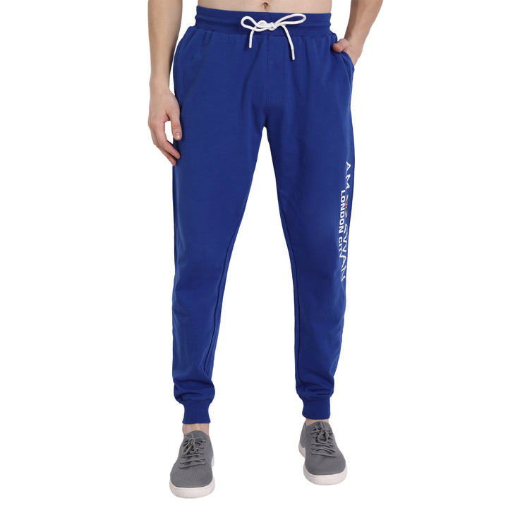 Mens Premium Cotton Printed Track Pants